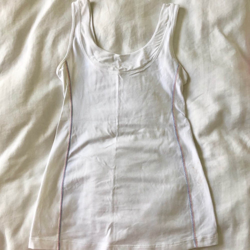 Lululemon white tank